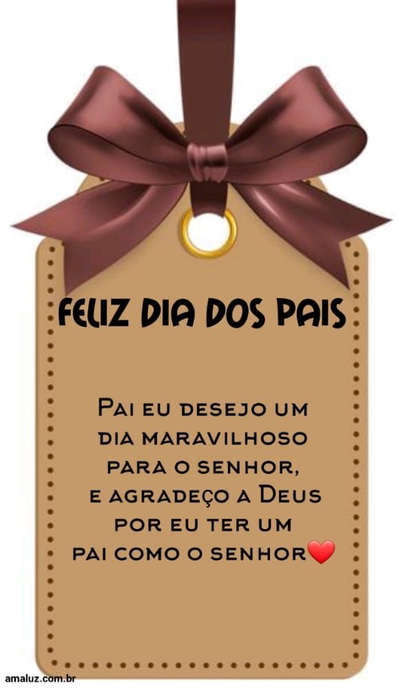 Feliz dia dos pais
