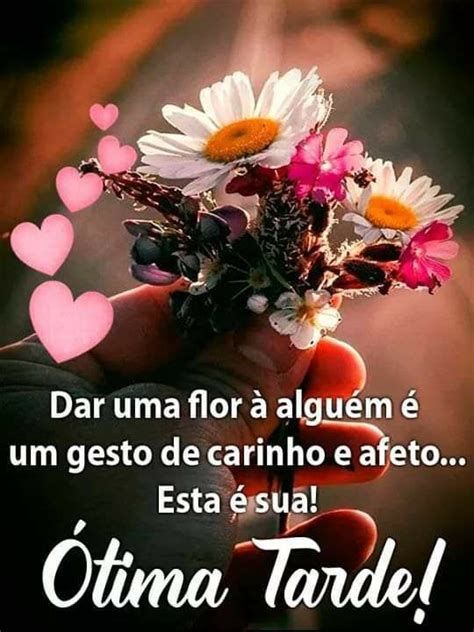 Boa tarde a todos com carinho e paz