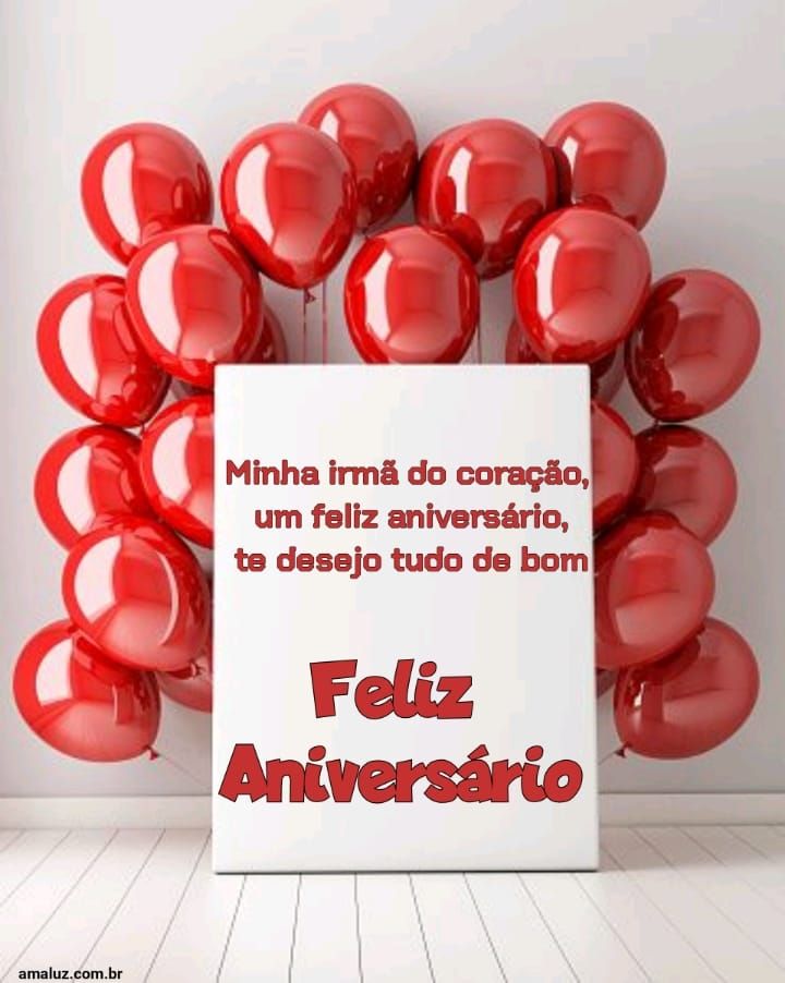 Minha irmã do coração minha cunhada feliz aniversário.
