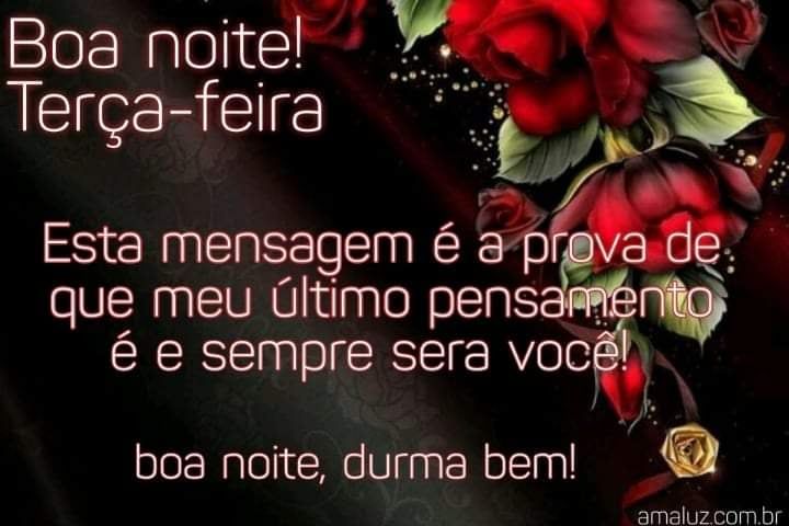 boa noite terça feira com amor