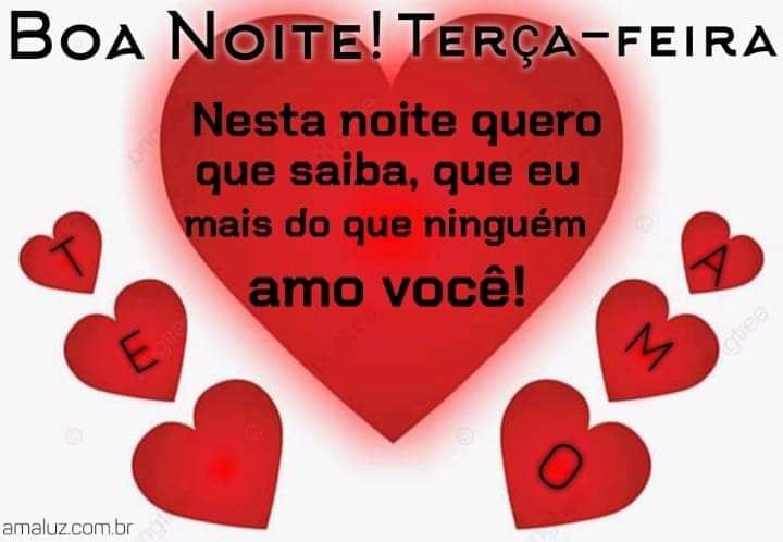 boa noite terça feira com muito amor