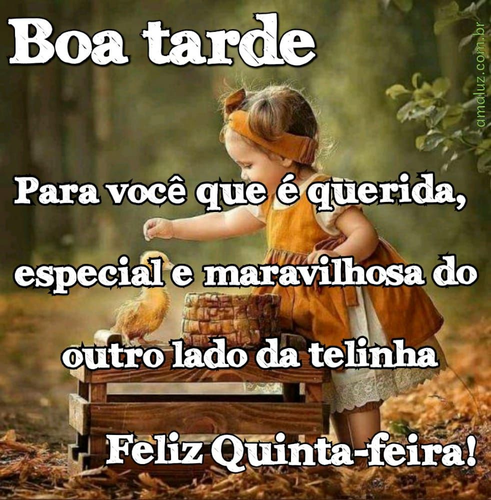 boa tarde e feliz quinta feira para você do outro lado da telinha