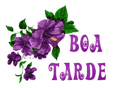 boa tarde linda flor roxo