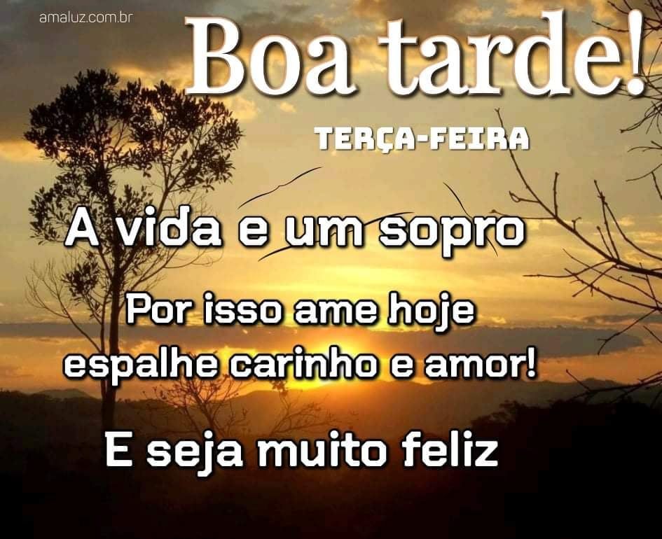 bonita tarde de terça feira com carinho especial