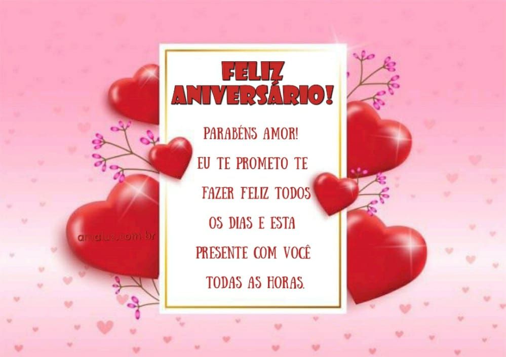 feliz aniversario para marido