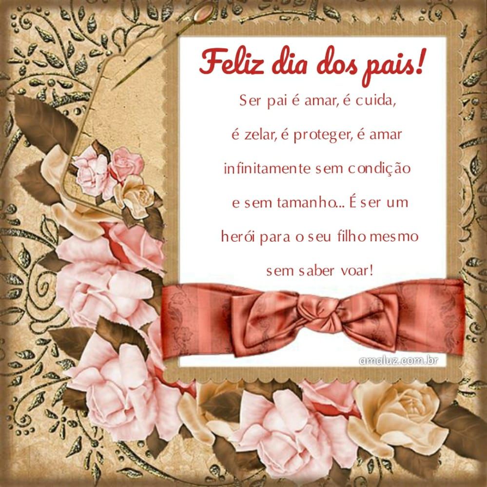 imagem carinhosa de feliz dia dos pais
