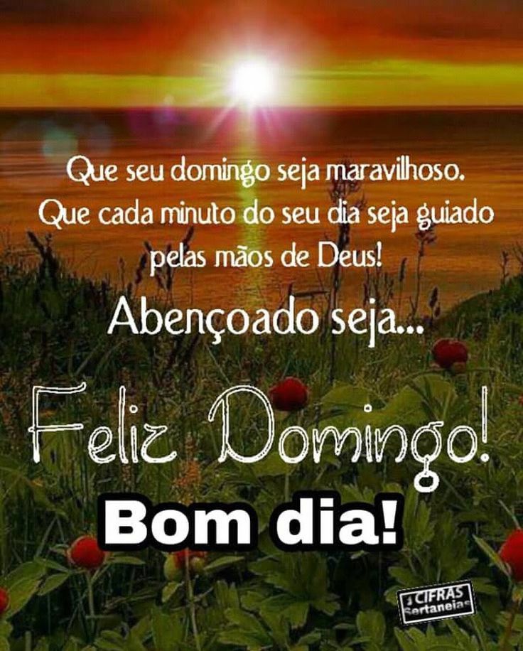 imagem com sol de feliz domingo