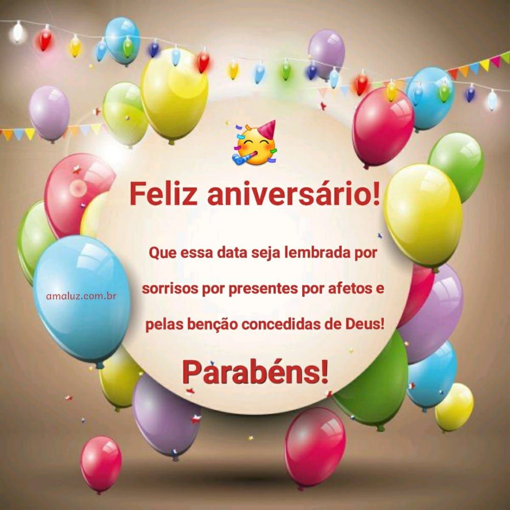 linda mensagem de feliz aniversario