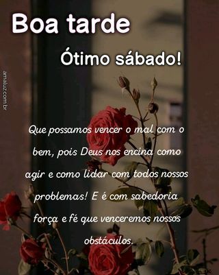 mensagens de boa tarde ótimo sábado