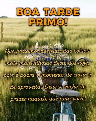 mensagens de boa tarde para primos