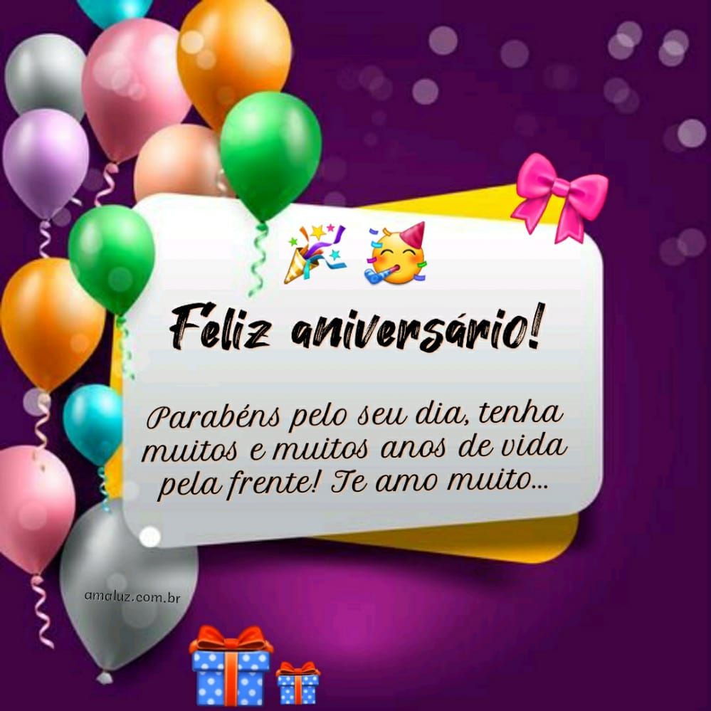 tenha um feliz aniversario