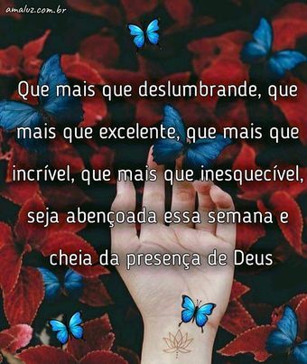 tenha uma excelente semana