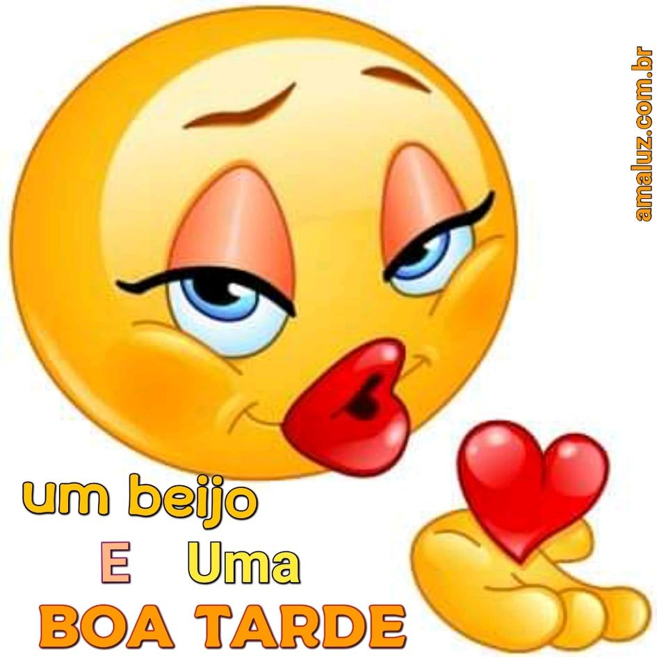 um beijo e uma boa tarde figurinha para whatsapp