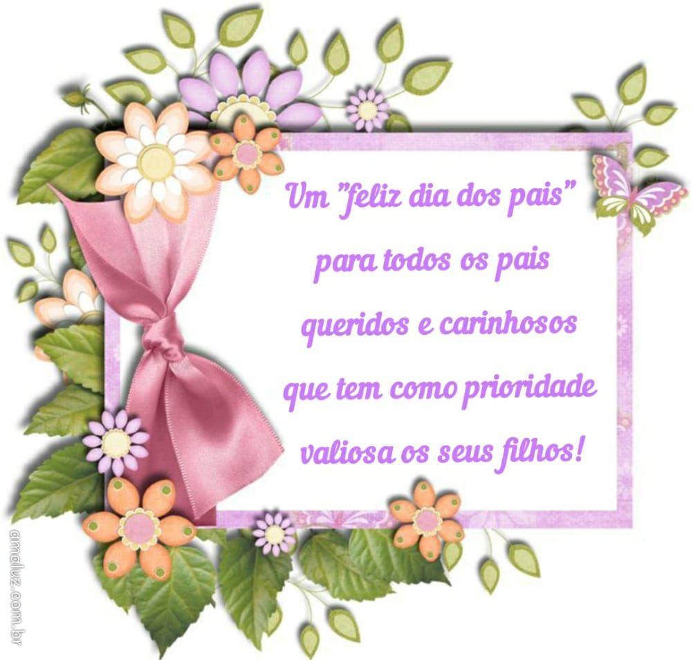 um feliz dia dos pais para o pai mais querido e carinhoso