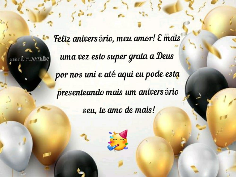 uma feliz aniversario para meu amor