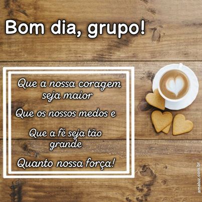 uma linda imagem de bom dia para grupo
