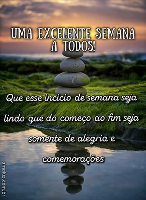 uma semana excelente a todos