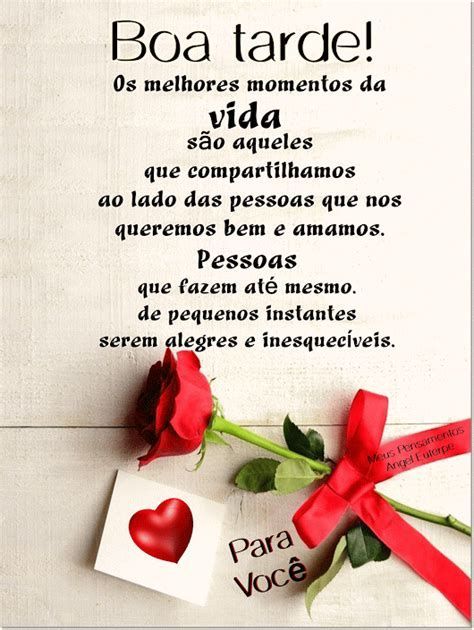 Boa tarde a todos com muito carinho e benção por mais esse momento tão de paz