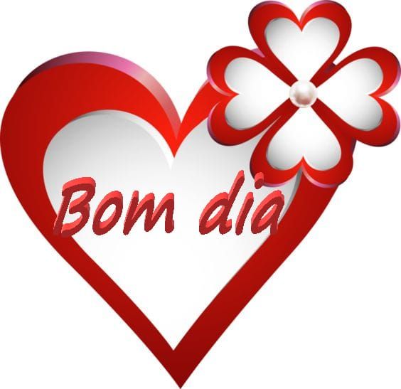 Bom dia com coração 