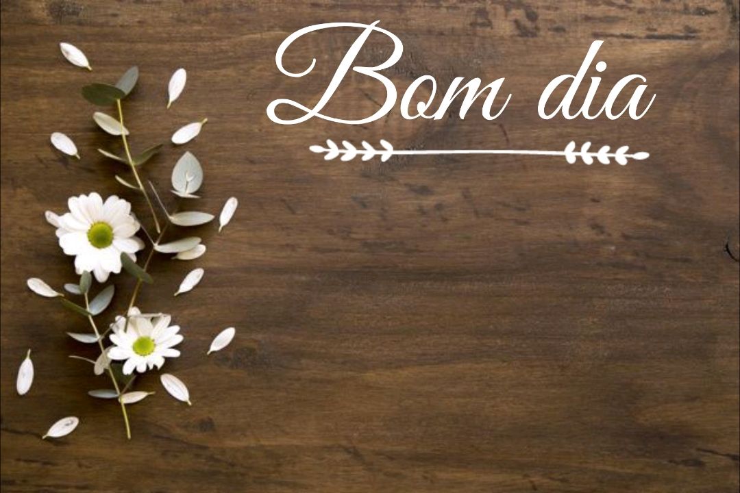 Bom dia crie sua própria imagem