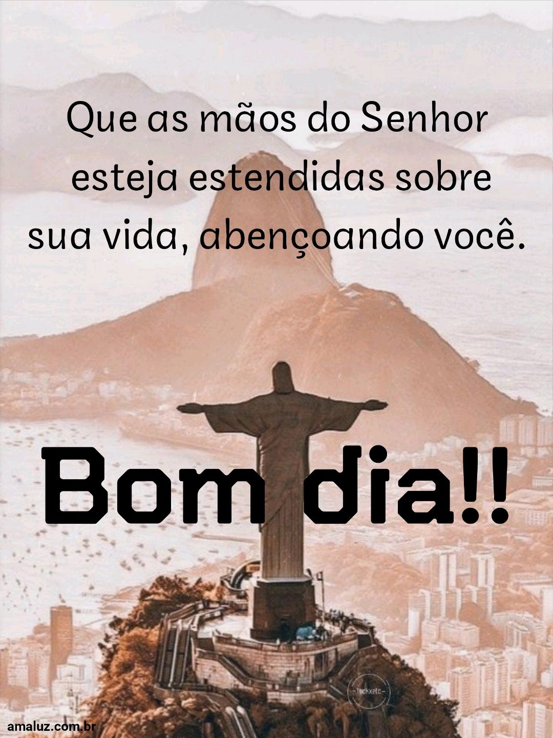 Bom dia que as mãos do senhor esteja sobre sua vida