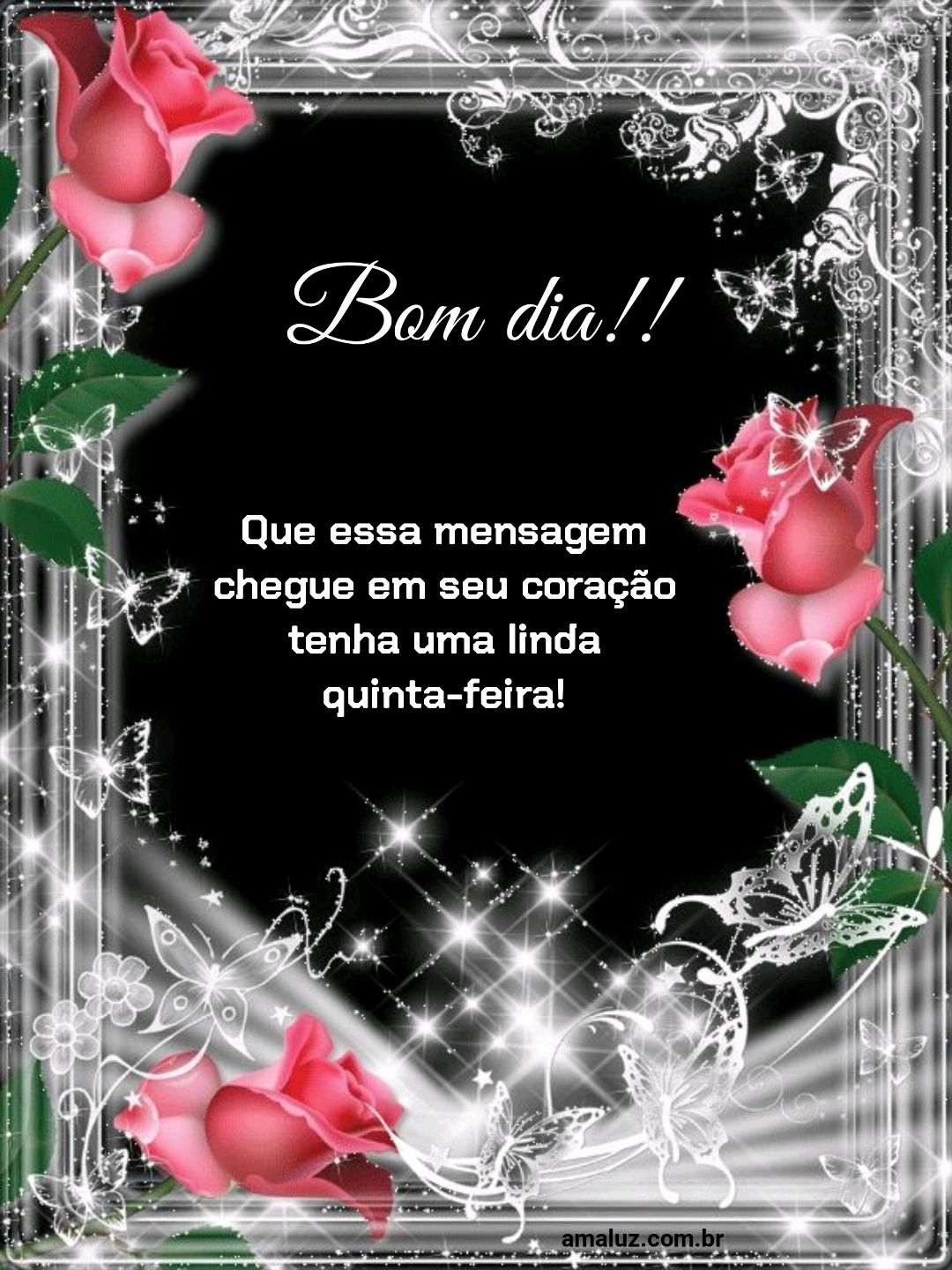 Bom dia que essa mensagem chegue em seu coração.