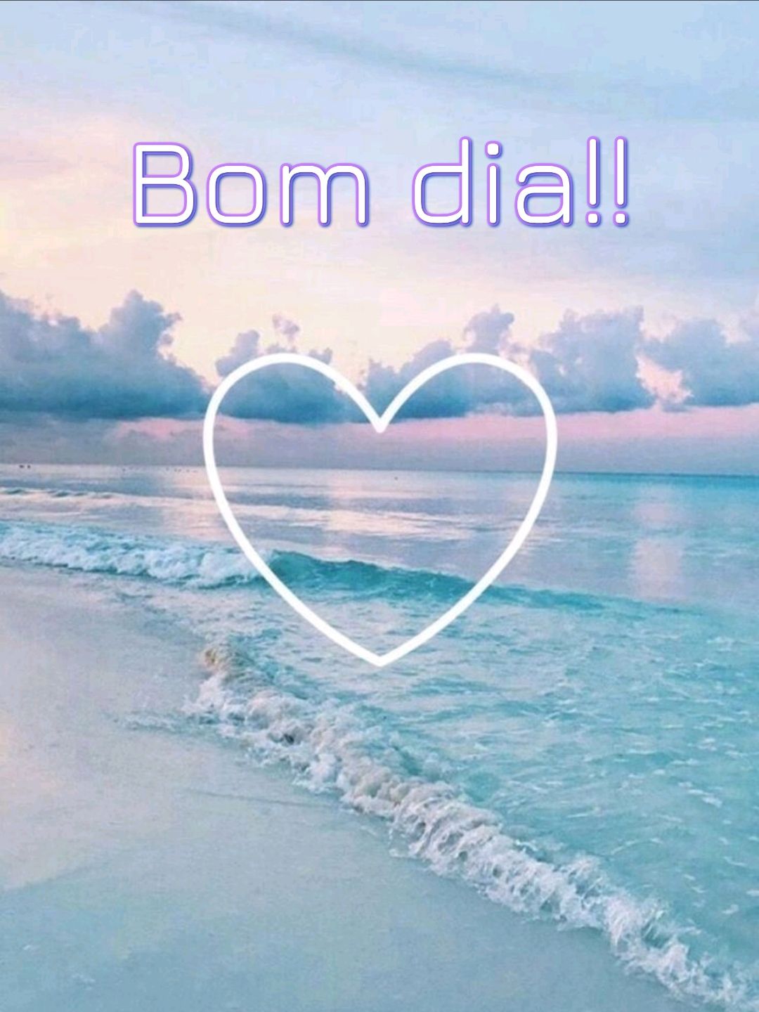 Imagem linda com coração para fazer mensagens linda