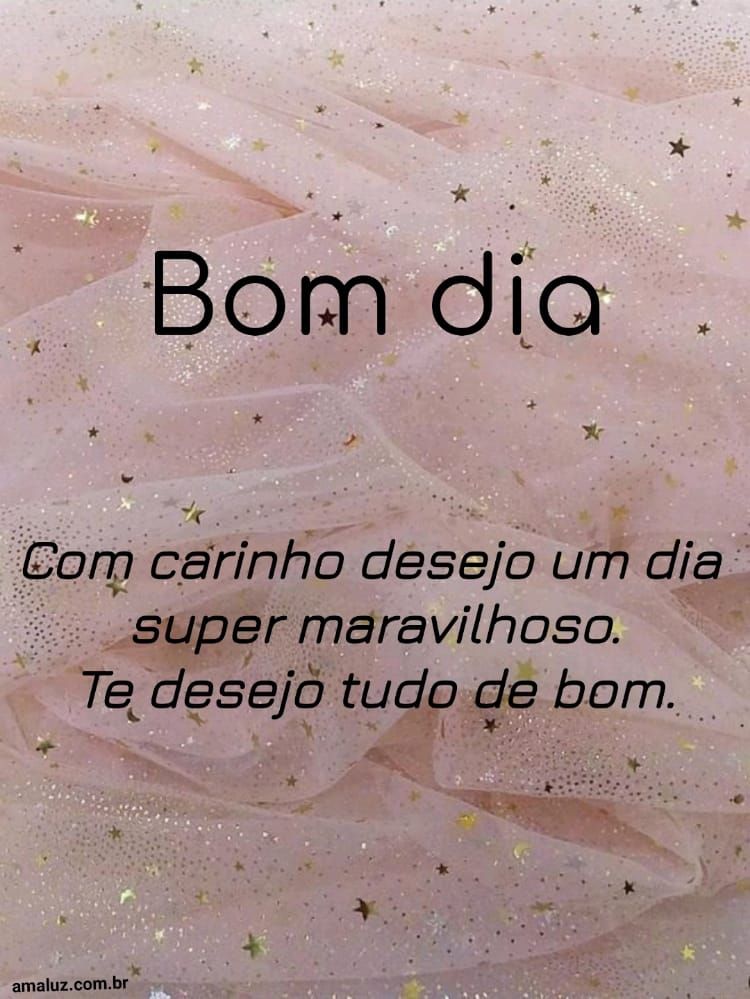 Imagens de bom dia carinhosas