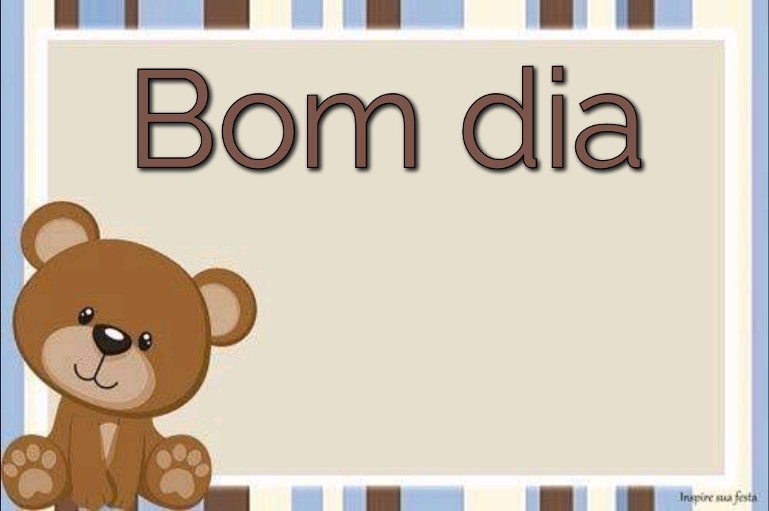 Imagens de ursinho para terminar o bom dia
