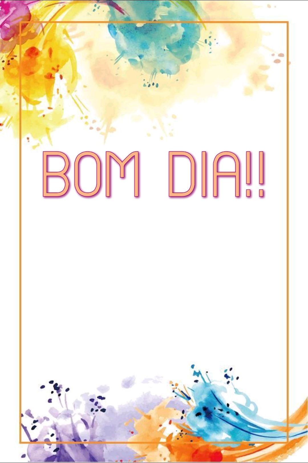 Lindas molduras de flores que já tem bom dia