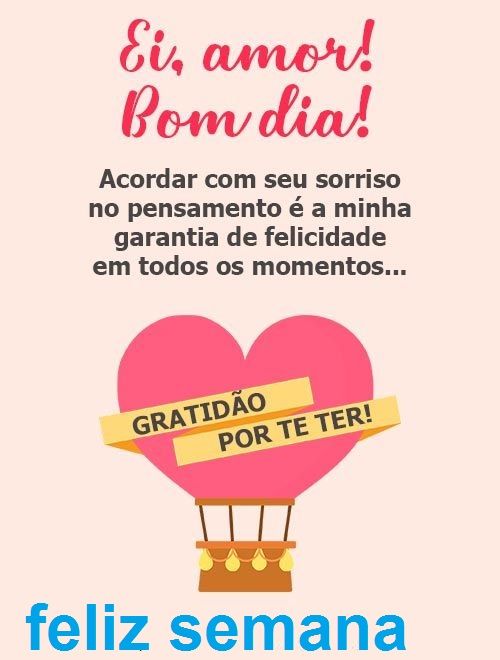 Tenha uma segunda feira maravilhosa