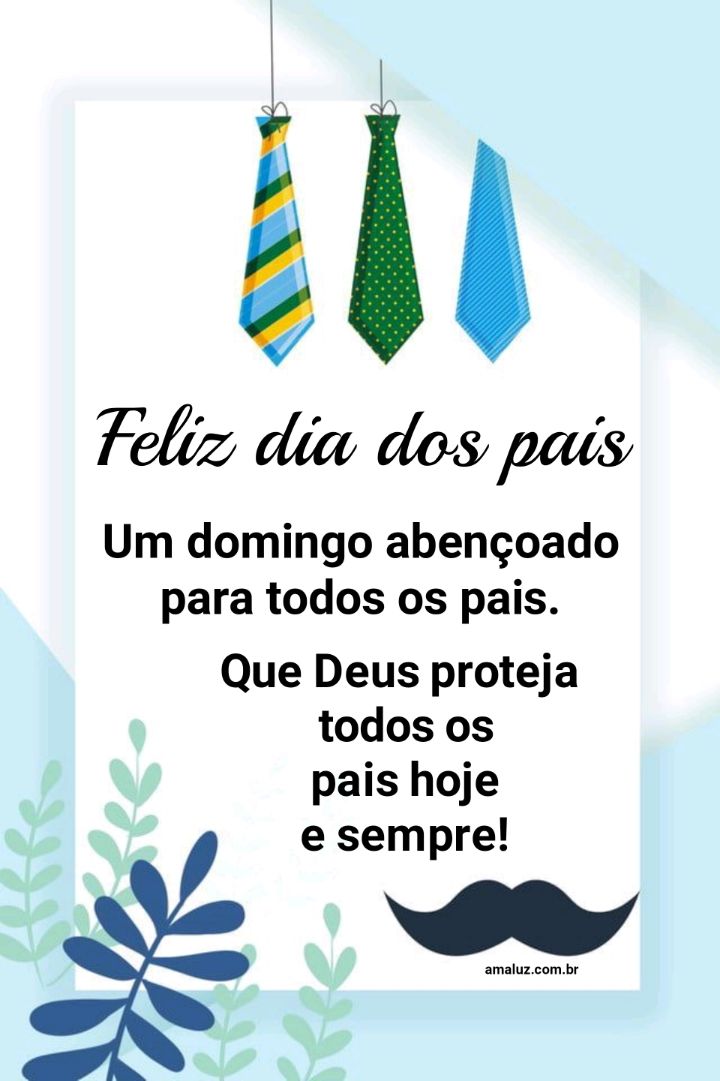 Um domingo abençoado para todos os pais