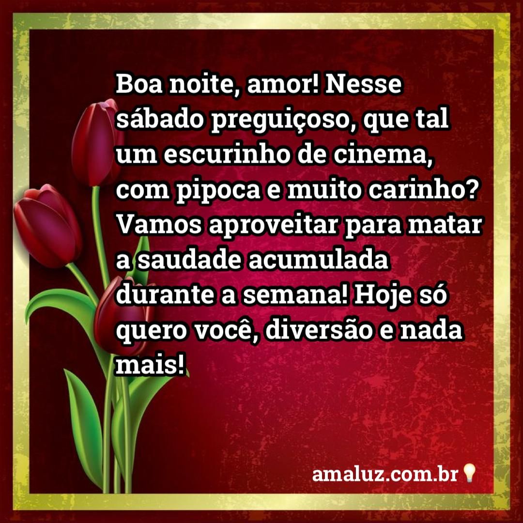 boa noite amor