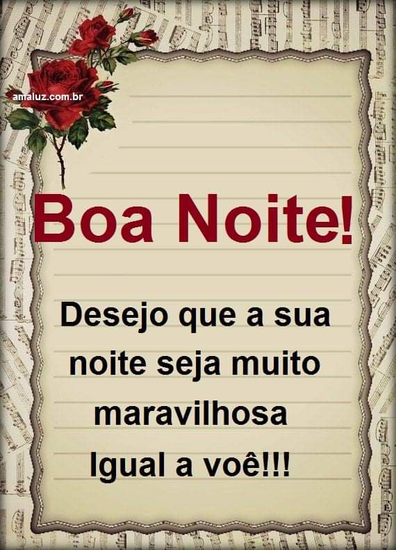 boa noite desejo que sua noite seja maravilhosa