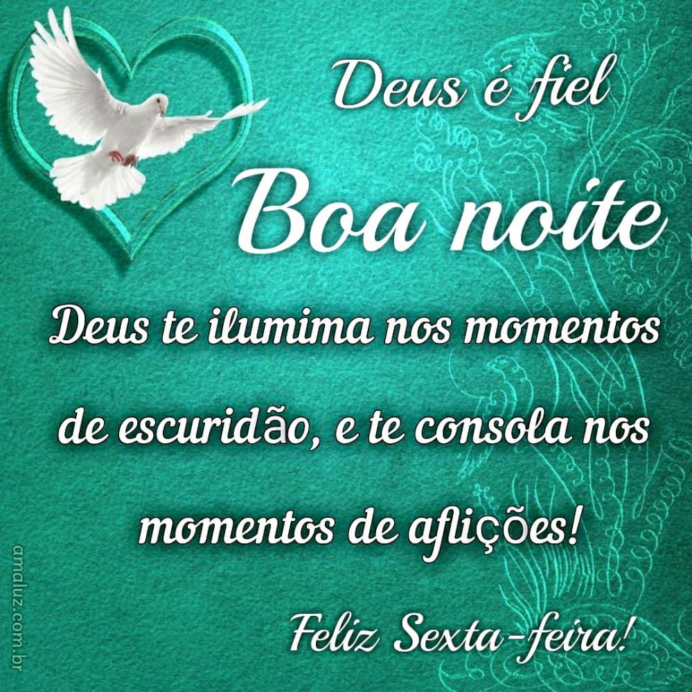 boa noite feliz sexta feira com deus