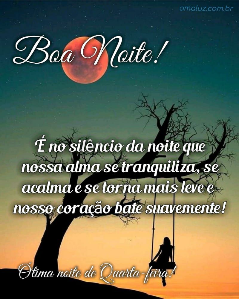 boa noite ótima noite de quarta feira para você