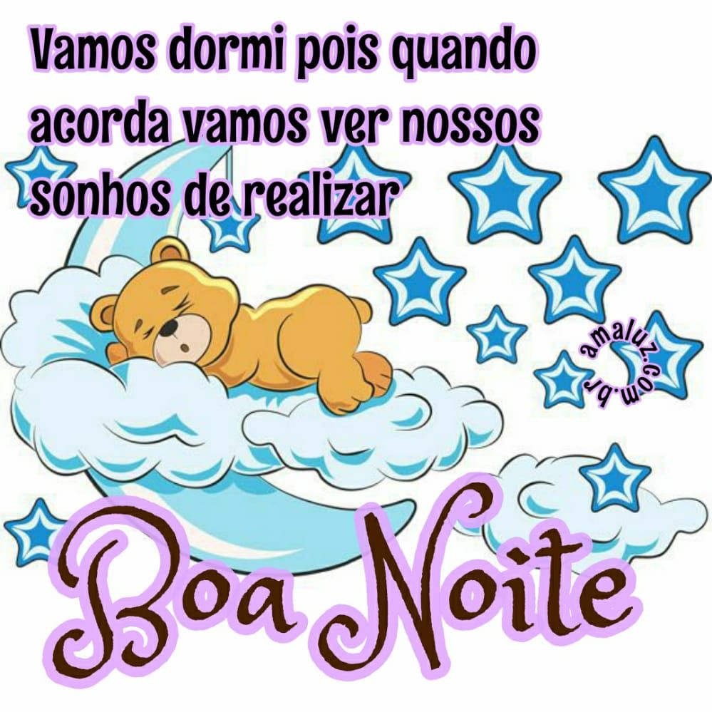 boa noite vamos dormir