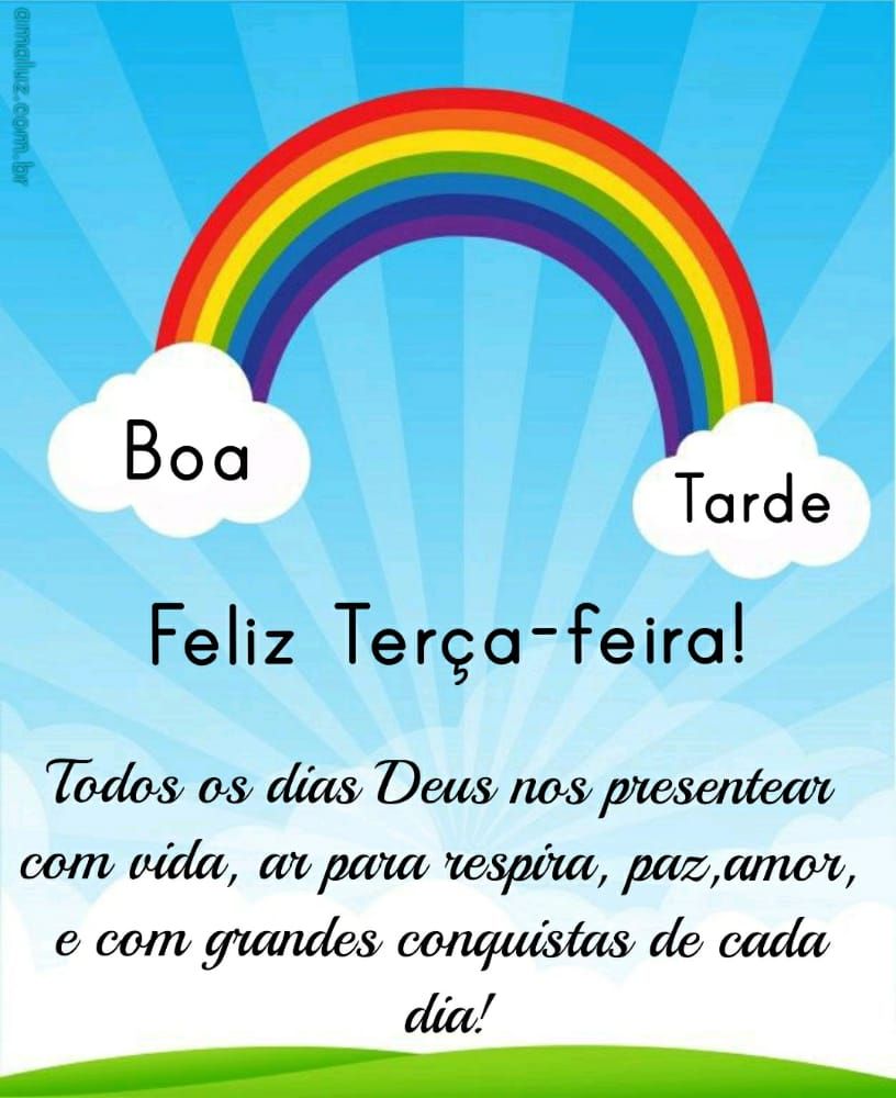 boa tarde com paz e amor feliz terça feira