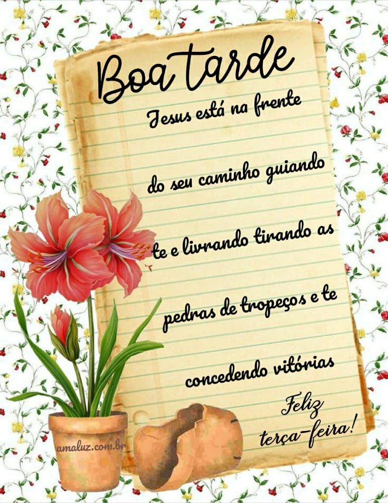 boa tarde com vitorias feliz terça feira