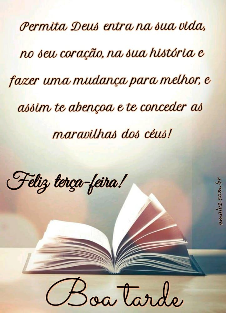 feliz terça feira boa tarde