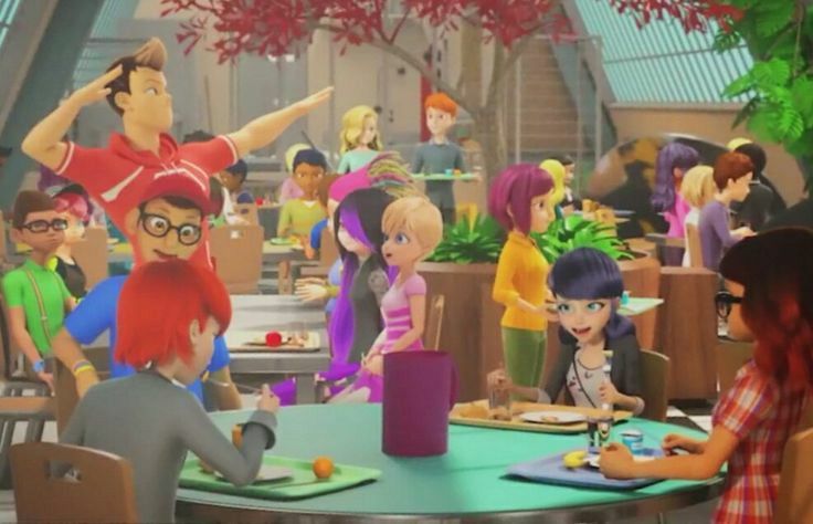 foto de amigos de miraculos em um almoço