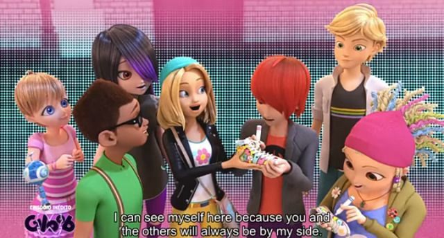 foto de boas vinda a nova personagem