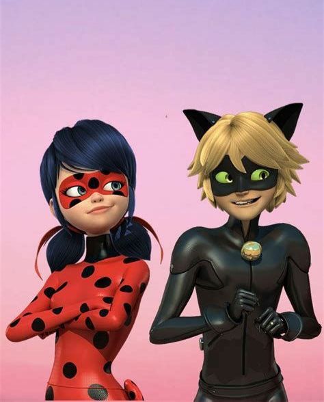 fotos fofas de ladubug e cat noir