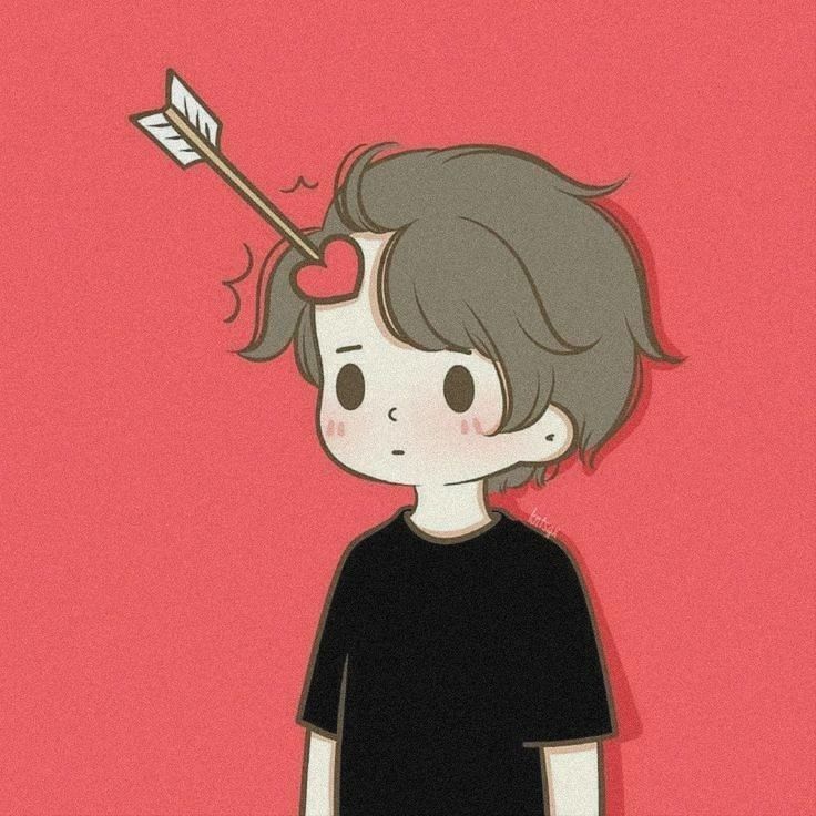 menino atingido com a flexa do amor