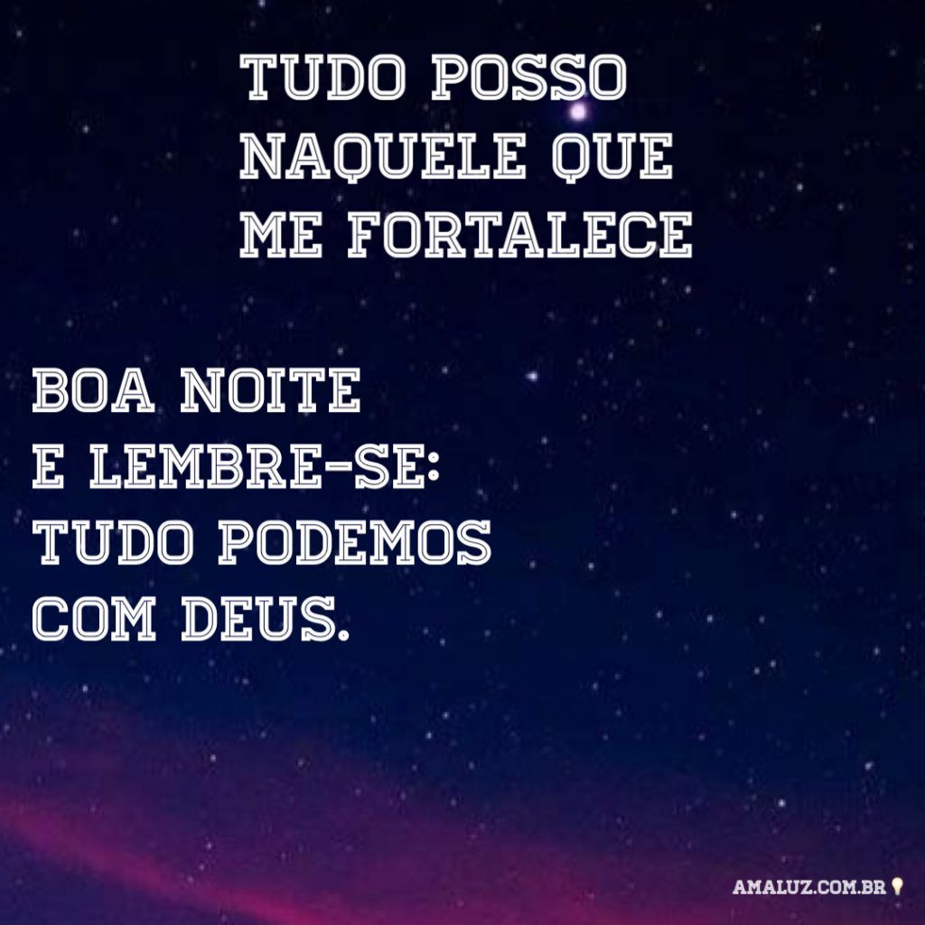 mensagem tudo posso naquele que me fortalece