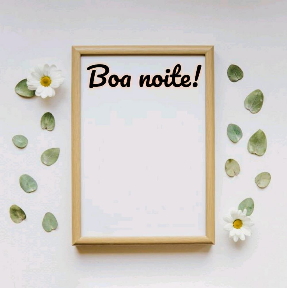 quadro petulas de folhas e boa noite