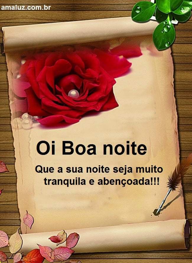 que sua noite seja abençoada e tranquila