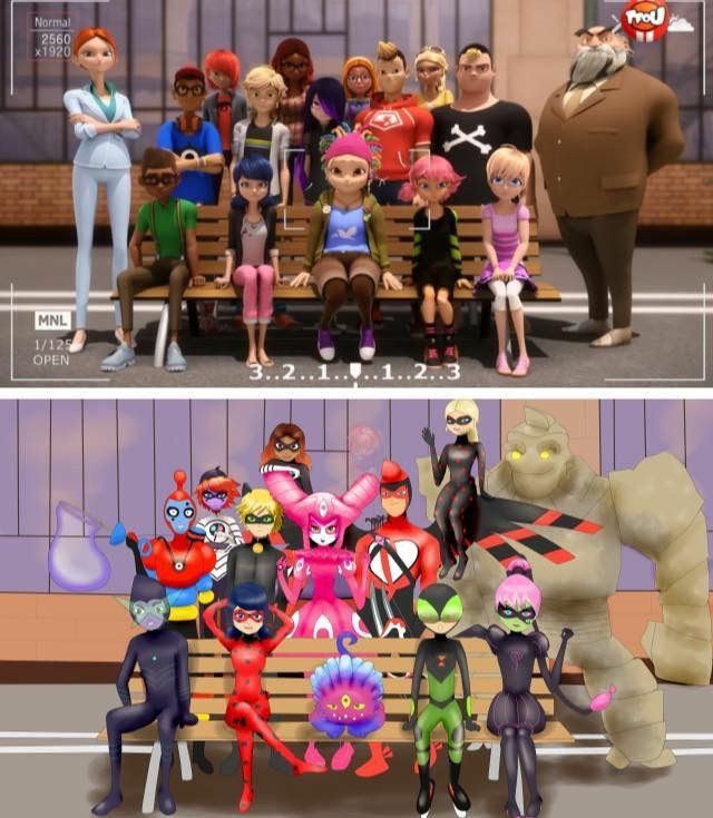 uma foto de comparação de miraculos