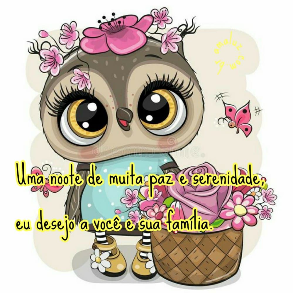 uma noite de paz e serenidade eu desejo a você e sua família.