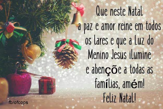 Feliz natal para toda família